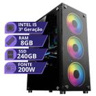 Pc Gamer Computador Intel I5 3470 Ssd 240gb Memoria Ram 8gb