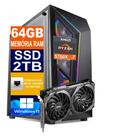 Pc Gamer Cpu Ryzen 7 5700x, Ssd 2Tb M.2 Nvme, 64gb Memória Ram Ddr4, RTX 3060 12gb, Windows 11 Pro - Tech Power Shop