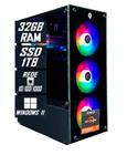 Pc Gamer Cpu Ryzen7 5700g, Ssd 1Tb M.2 Nvme, 32gb Memória Ram Ddr4, Fonte 700w, Windows 11 Pro - Tech Power Shop