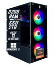 Pc Gamer Cpu Ryzen7 5700g, Ssd 2Tb M.2 Nvme, 32gb Memória Ram Ddr4, Fonte 700w, Windows 11 Pro - Tech Power Shop