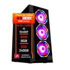 PC Gamer Fácil Intel Core i5 10400f (10ª Geração) 8GB DDR4 3000MHz AMD RX 580 8GB SSD 240GB - Fonte 750w