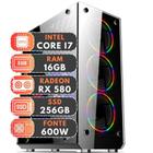 PC Gamer Intel Core i7 3ª Geração 16GB RAM Radeon RX 580 8GB SSD 256GB 600W 3green Extreme 3E-010