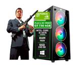 PC Gamer Intel i5 3.6GHz Placa de Vídeo GeForce 4GB Ram 16GB SSD 240GB Kit Gamer Completo