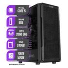 PC Gamer Mancer, Intel i5 10ª Geração, RTX 2060 6GB, 8GB DDR4, SSD 240GB, Fonte 500W 80 Plus