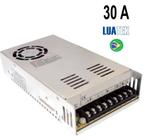 Pct 05 Fonte 12v x 30a Alimentação Para Fita Led Som Cftv Câmera Luatek