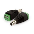 Pct 100 Conector P4 Macho P/ Cabo Cftv Câmera Plug Borne - Luatek