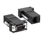 Pct 4 Conversor de Rede Extensor CFTV Vga Macho x Rj45 Fêmea