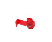 Pct 50 Terminal Conector de Derivação Trava Cabo 0,5-1,5mm-Vermelho