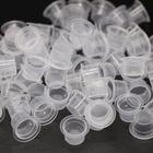 Pct C/50 recipientes batoques copos descartáveis de plástico para tatuagem micro pigmentação