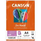 Pct Papel Iris Vivaldi 25fls A4 120gr Canson Escolha a Cor