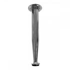 Pe Conico Para Moveis Em Aco Cromado Com Regulagem Jomarca 200Mm