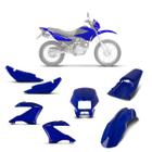 Peças de Moto Kit Carenagem Plástico Cromo Forte NXR Bros 125/150 2003 2004 2005 2006 2007 2008