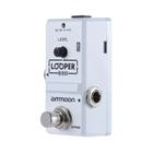 Pedal de Efeito Nano Loop Ammoon AP-09 - True Bypass, Overdubs Ilimitados e Cabo USB