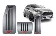 Pedaleira Com Descanso Ford New Fiesta St Vermelho - Metal Racing