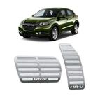 Pedaleira honda hr-v 2016 até 2018 aço inox automático