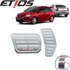 Pedaleiras Toyota Etios 2013 A 2019 Automático Prata