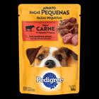 Pedigree sachê adultos raças pequenas carne ao molho 100g