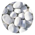 Pedra Branca De Jardim Seixo Dolomita Nº2 Para Canteiro 10kg