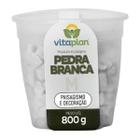 Pedra Decorativa Brita Branca Média (800G) Vitaplan