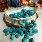 Pedra Esmeralda Rolada - Prosperidade e Amor - Cristal Natural