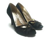 Peep Toe Festa 11036/303 Preto Noivas madrinhas Debutantes