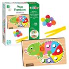 Pega Pompom Jogo Montessori Atividade Didática Infantil Nig