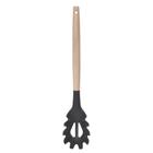 Pegador de Massas Silicone Bambu 32cm Prático Cozinha