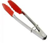 Pegador de Salada em Inox com Silicone Vermelho 18 cm - Mimo Style - SN11235