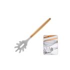 Pegador Massa Utensilios Bambu C/silicone Off-white Yoi