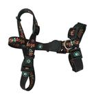 Peitoral para Cachorro Estampa Logo Crazy 4 Dogs