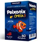 Peixonix omega 3 mastigavel 400mg 60cps sab cereja maxinutri