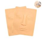 Pele Artificial 3D Olhos, Rosto, Boca Treino Cílios, Sobrancelha e Make