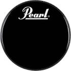 Pele de Bumbo Pearl Protone Resposta Bumbo 22 Black com Muffle Abafador Interno PTH-22PL - Pearl Drums