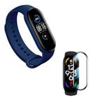 Película 5D Nano + Pulseira Silicone Sport Compatível com Mi Band 7 - Coronitas