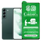 Película 9D Cerâmica P/ Samsung S22 Normal - Protetora Anti Impacto Queda Flexível Nano Gel