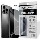 Película Compatível com iPhone 16 Todos os Modelos Normal/ Plus/ Pro/ Pro Max Feita em Vidro 3D Temperado