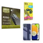 Película de Camêra Samsung A03 Com Película de Cerâmica 9D e Capinha Anti Shock - Armyshield