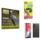 Película de Camêra Samsung A13 4G Com Película de Cerâmica 9D e Capinha Anti Shock - Armyshield