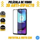 Película de Vidro 3D Celular Anti-Impacto Motorola Moto E20