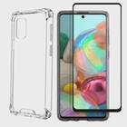 Película De Vidro 3d Galaxy A01 Core + Capa Antiimpacto