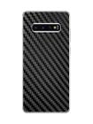 Película Skin Verso Fibra de Carbono Para Samsung Galaxy S10 + Película da Câmera