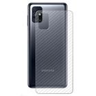 Película Traseira Fibra De Carbono Para Samsung Galaxy M51