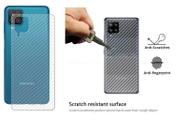 Película Traseira Verso Fibra De Carbono Para Samsung Galaxy A12 M12