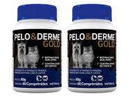 Pelo E Derme Gold 60 Comprimidos - Vetnil - 2 Unidades