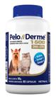 Pelo E Derme Para Cães E Gatos 1500mg Dha + Epa 60 Cápsulas