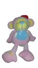 Pelúcia Baby Macaco Com Argolas E Chocalho Zip Toys Rosa 