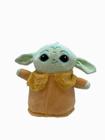 Pelúcia Baby Yoda Star Wars Grogu Mandalorian Redonda 20cm - OMFkids