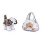 Pelúcia Beagle Multikids Cutie Handbag Cachorro Branco - BR1