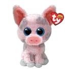 Pelúcia Beanie Boos Ty 16 Cm - Porquinho Rosa Hambone - Toyng