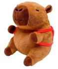 Pelúcia Capivara Com Mochila De Fruta 30cm CAA0122 - CAA